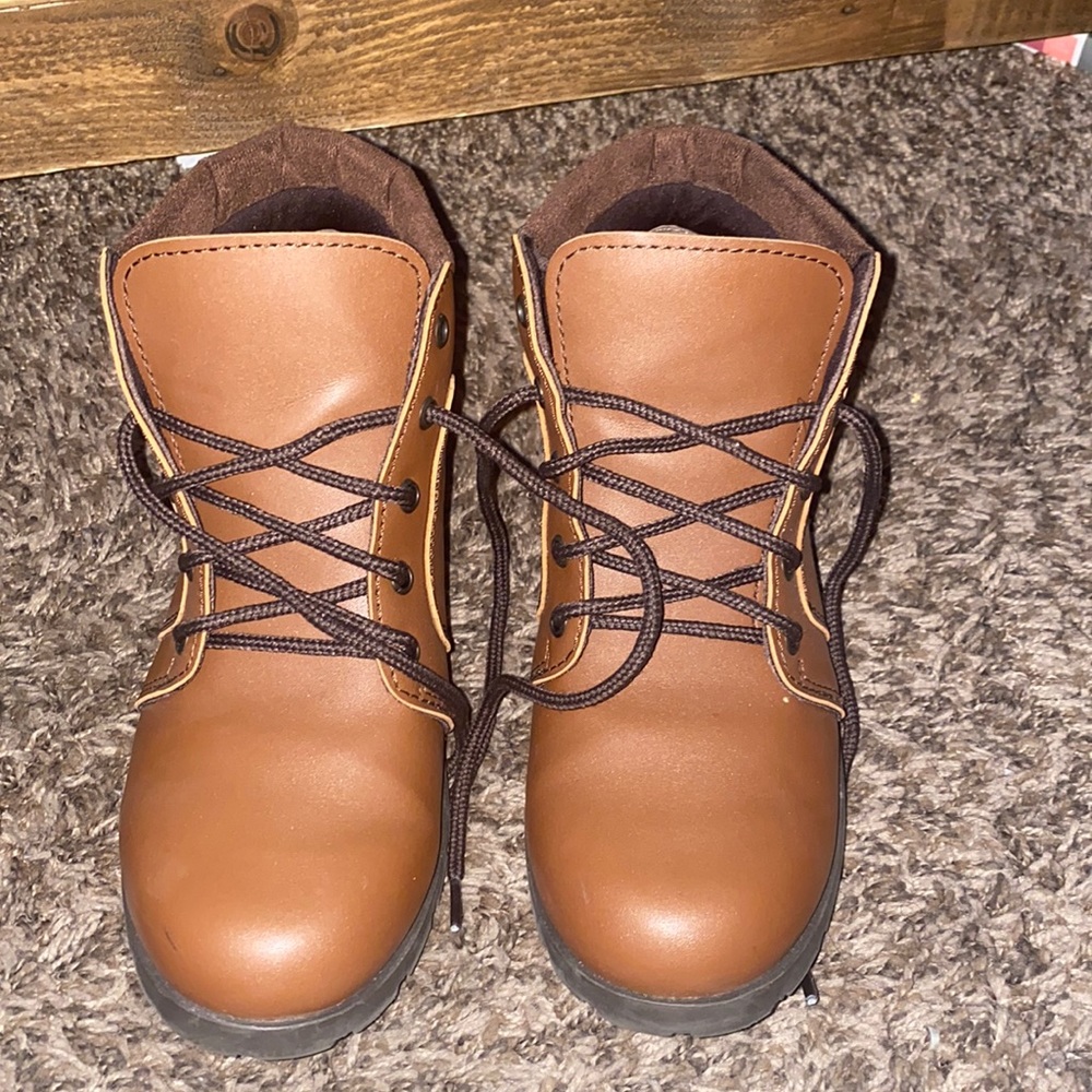 Brown booties